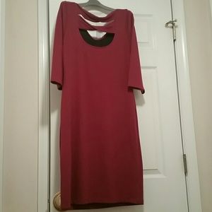 Coleen Lopez Dress, color burgundy